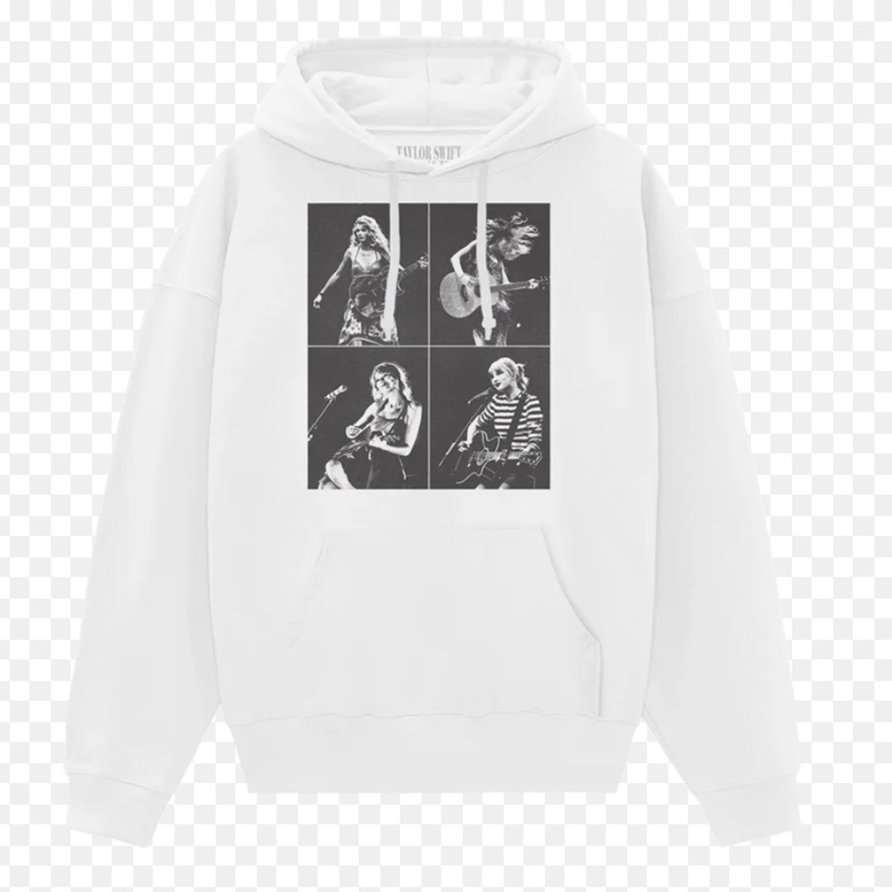 TAYLOR SWIFT | THE ERAS TOUR COLLAGE WHITE HOODIE
